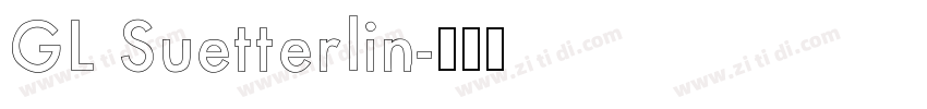 GL Suetterlin字体转换